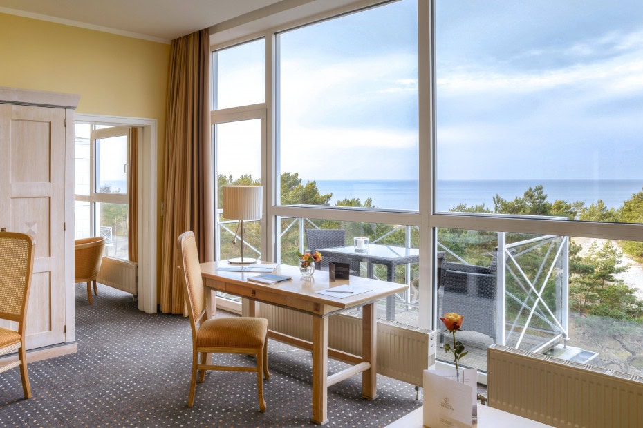 Familiensuite mit Meerblick im Strandhotel Fischland