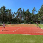 Tennisspiele im Strandhotel Fischland