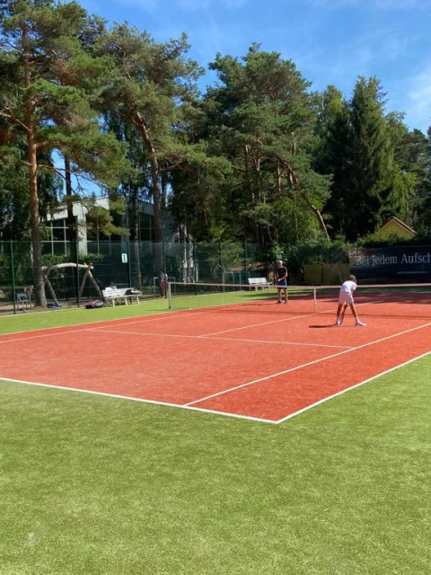 Tennis in der Fischland Tennis Schule mit Axel Ritter