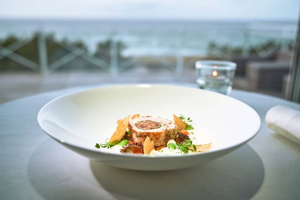 Hauptgericht in der Ostseelounge im Strandhotel Fischland