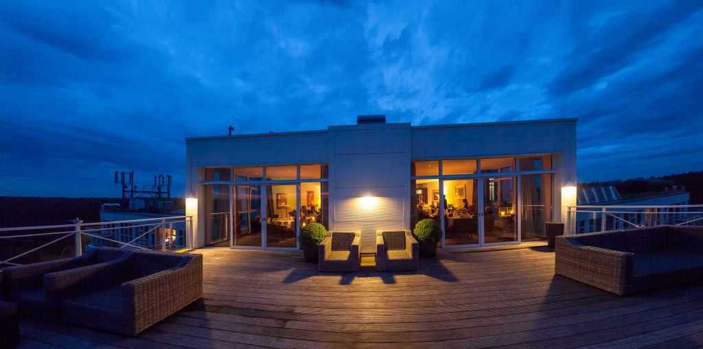 Dachterrasse im Strandhotel Fischland