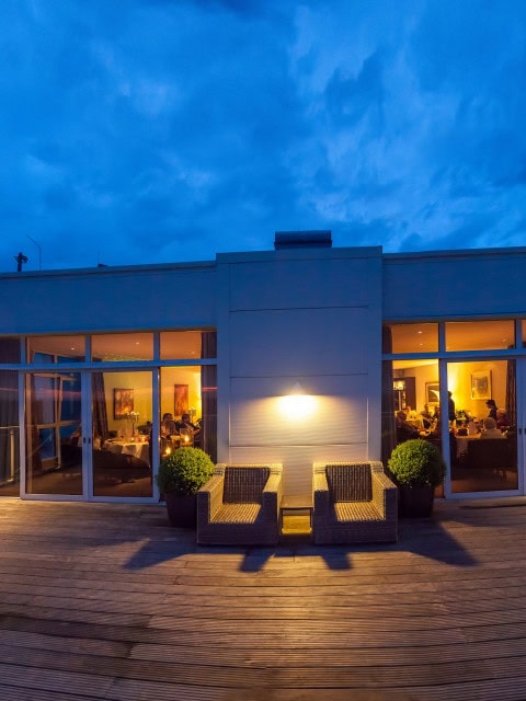 Dachterrasse im Strandhotel Fischland