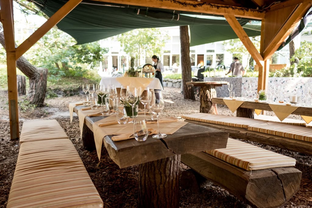 Grillsenke im Strandhotel Fischland