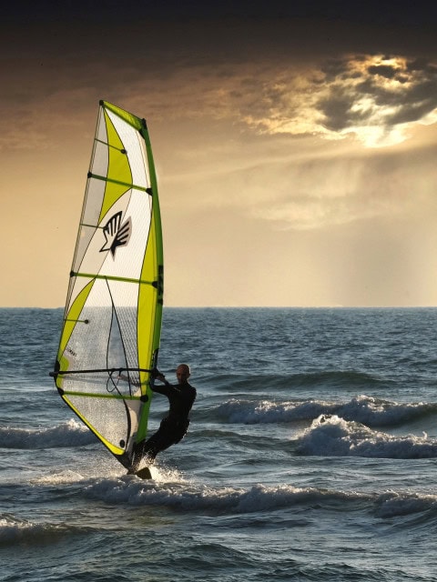 Windsurfen im Strandhotel Fischland