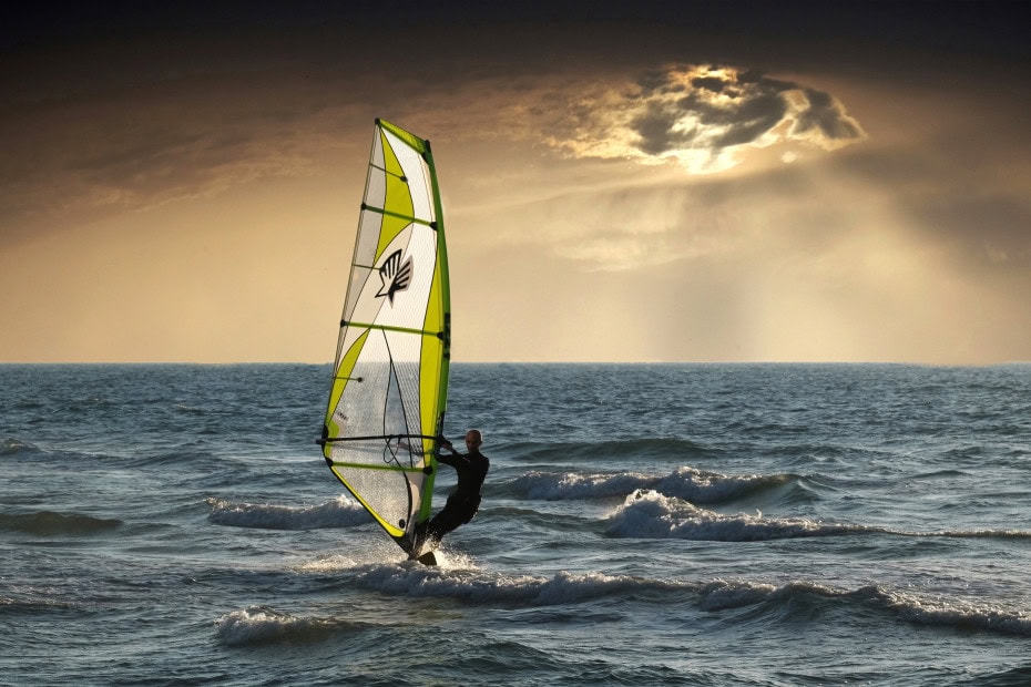 Windsurfen im Strandhotel Fischland