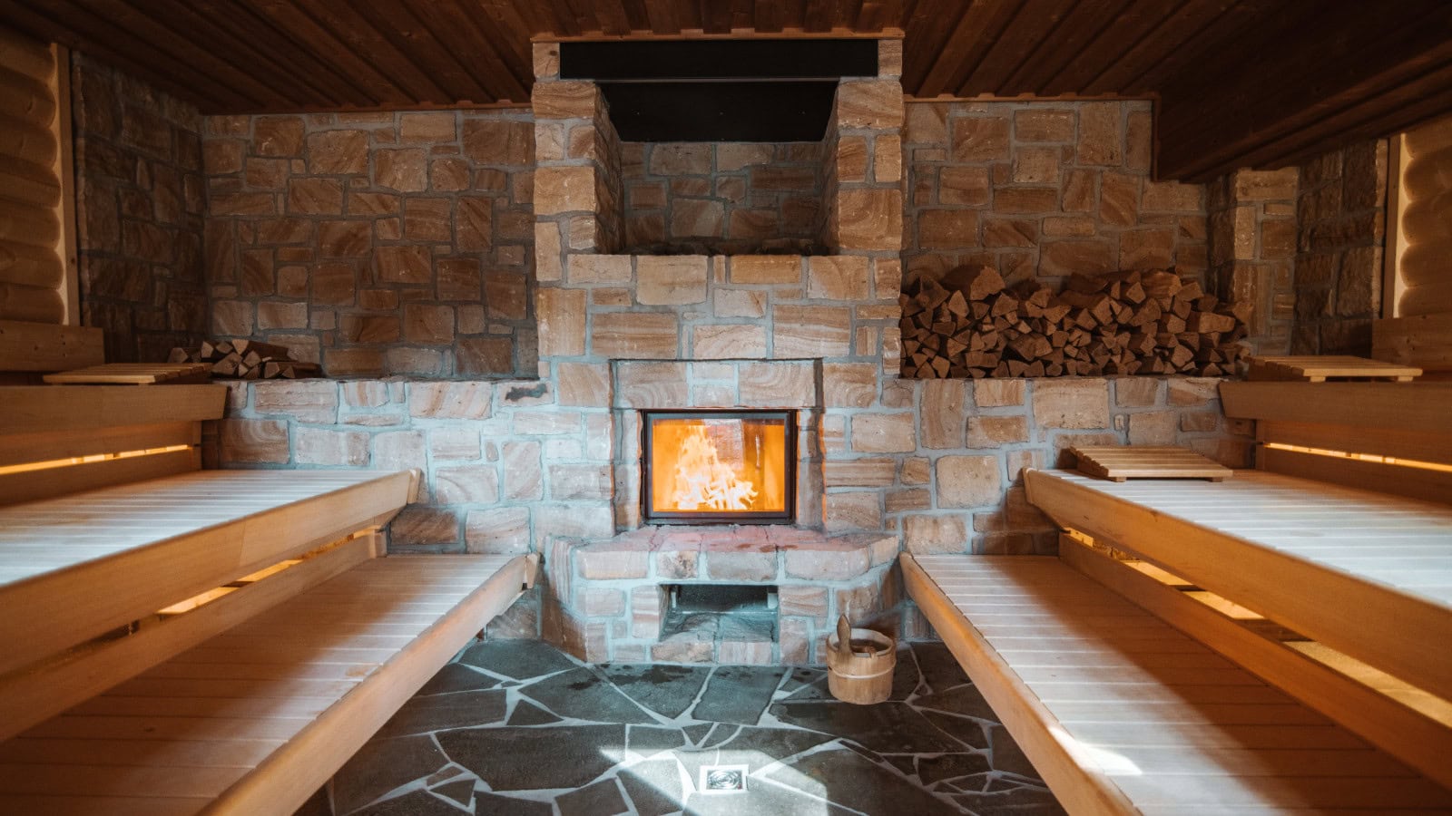 Strandsauna im Strandhotel Fischland