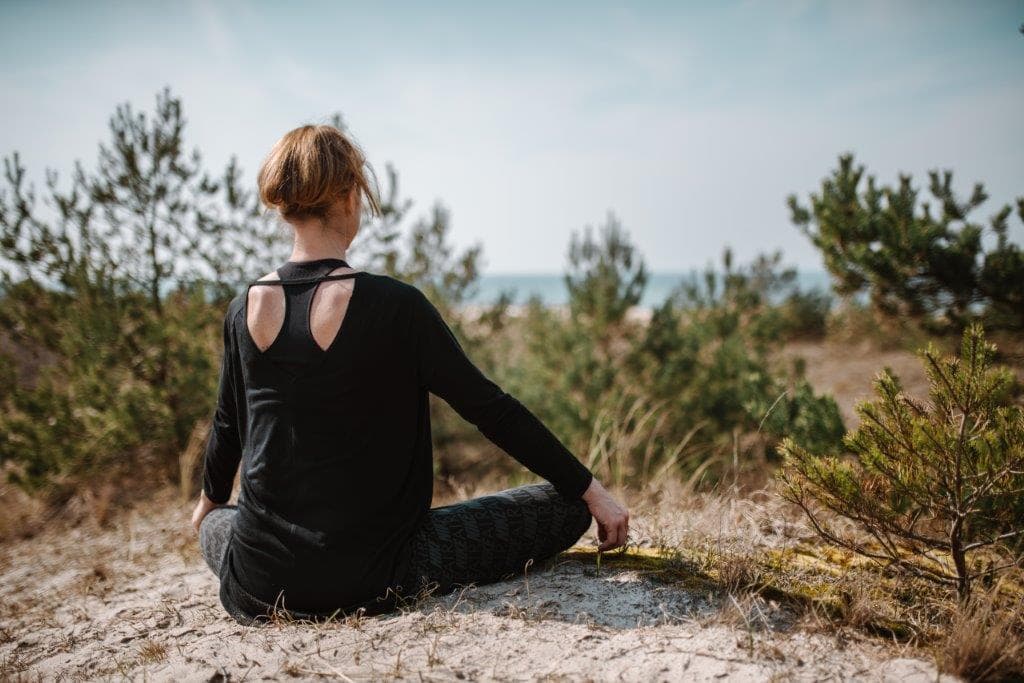 Yoga in den Dünen des Strandhotel Fischlands