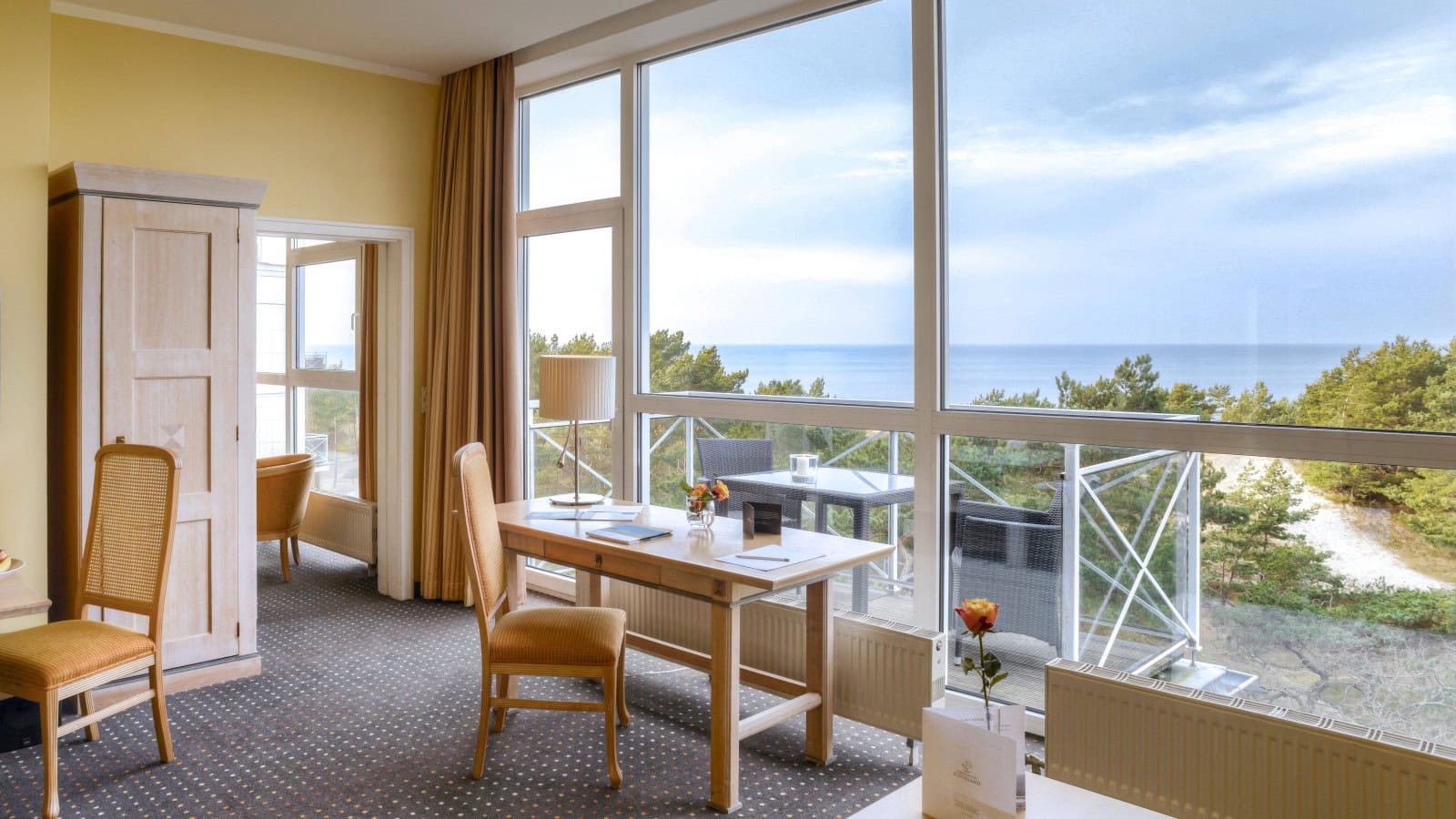 Meerblick-Suite im Strandhotel Fischland