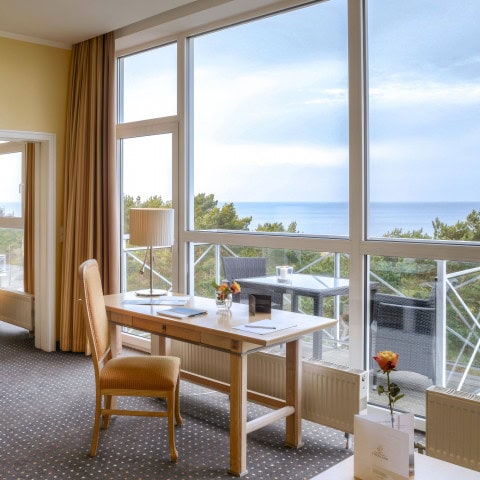 Meerblick-Suite im Strandhotel Fischland