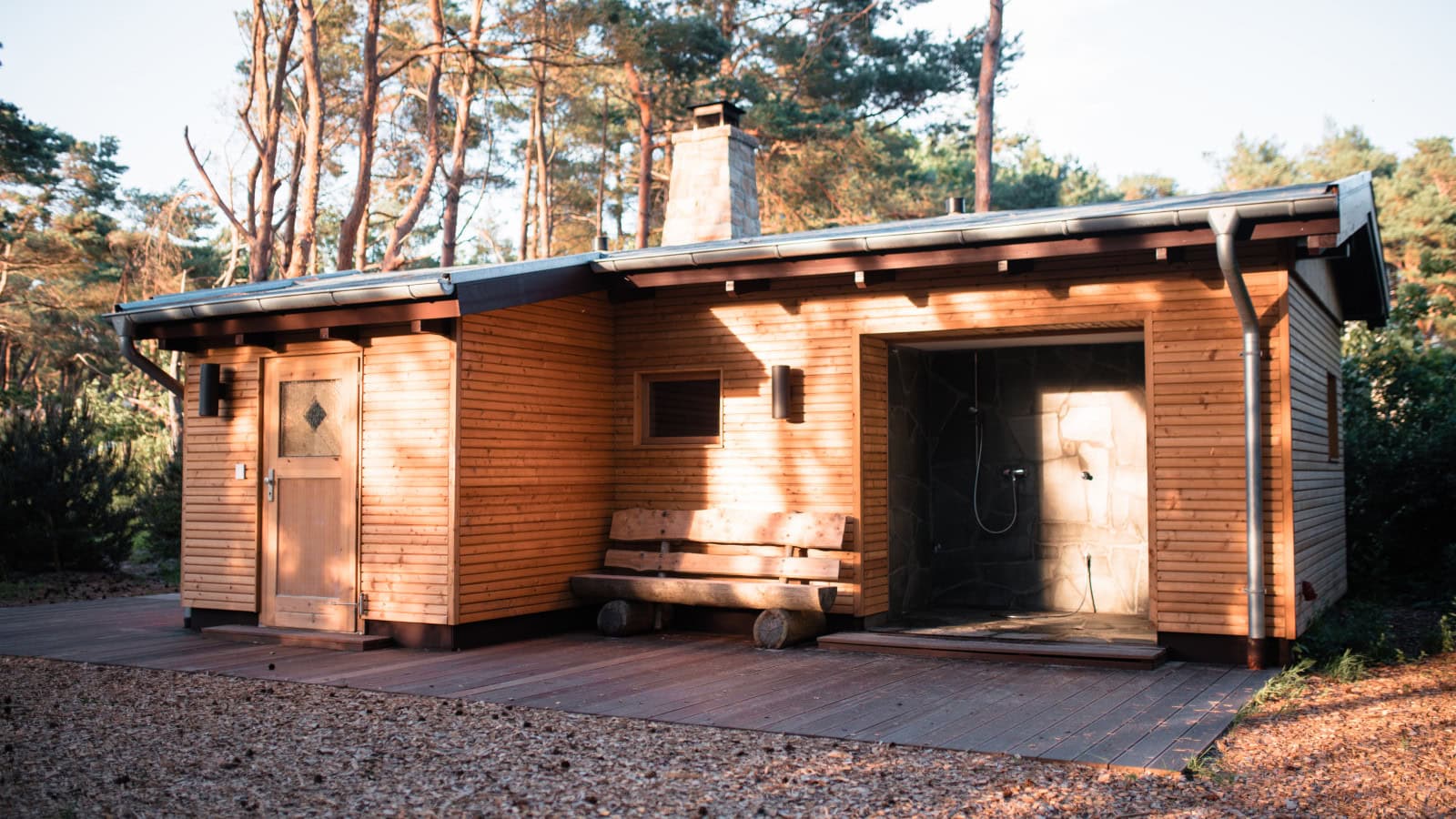 Strandsauna im Strandhotel Fischland