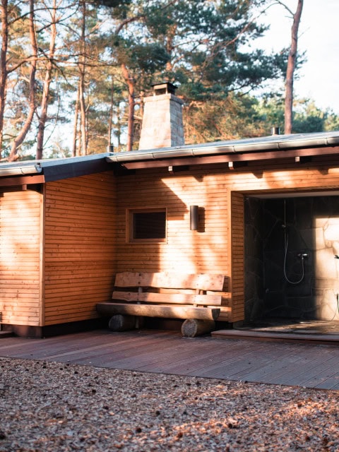 Strandsauna im Strandhotel Fischland