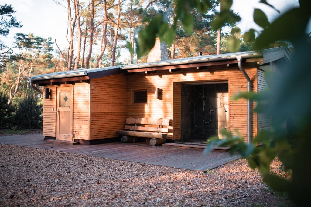 Strandsauna im Strandhotel Fischland