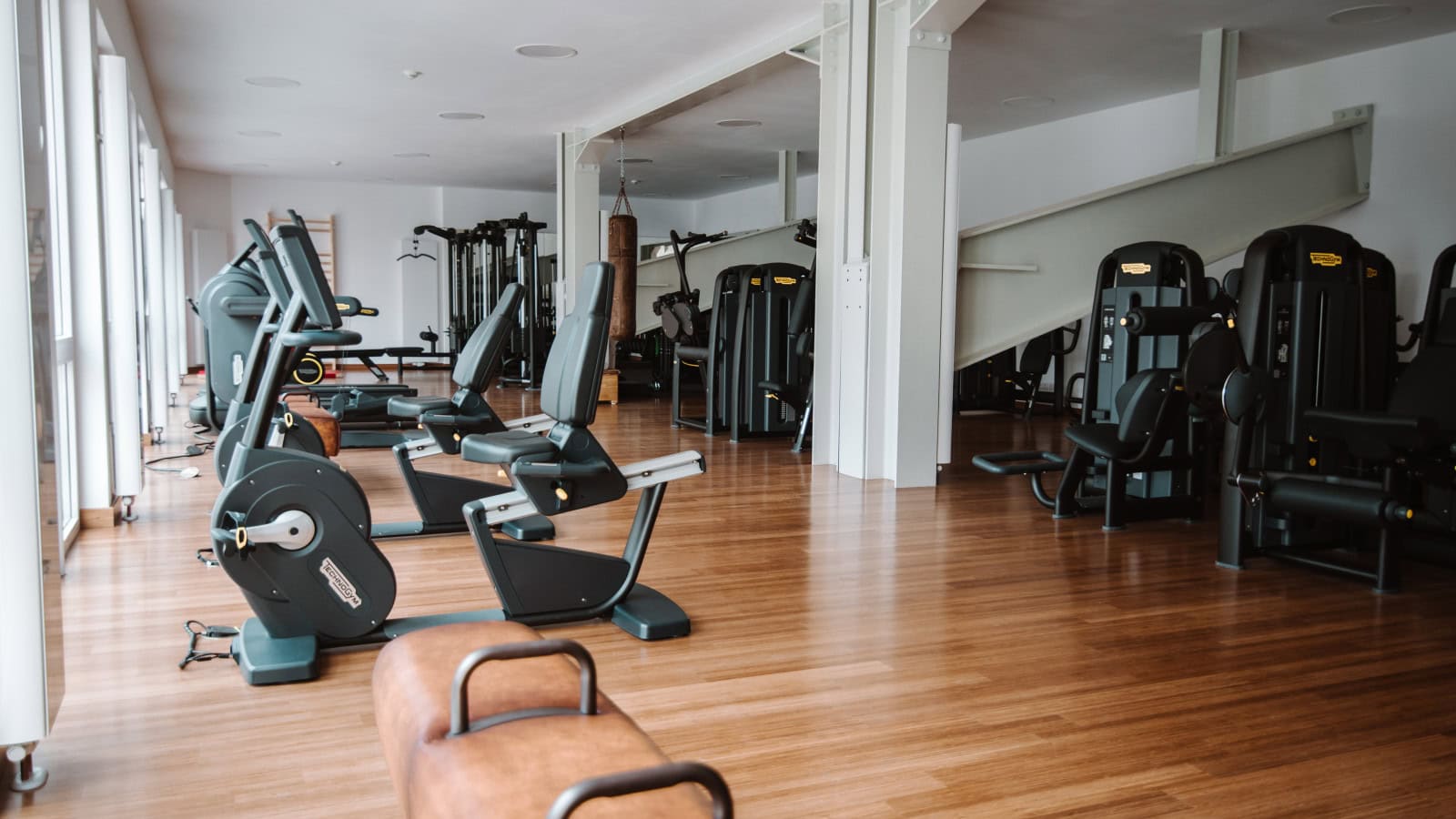 Fitnessgeräte im Strandhotel Fischland