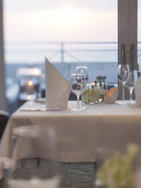 Gourmetrestaurant Ostseelounge im Strandhotel Fischland