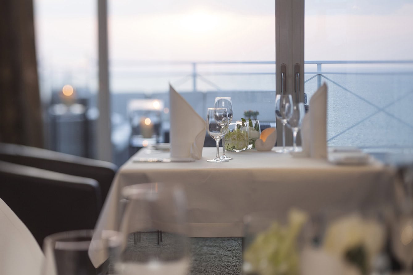 Gourmetrestaurant Ostseelounge im Strandhotel Fischland