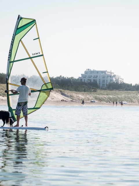 Windsurfen im Strandhotel Fischland