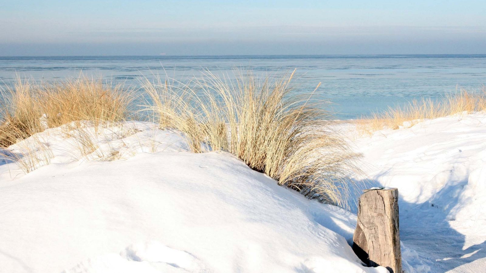 Düne und Ostsee beim Strandhotel Fischland