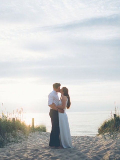 Brautpaar des Strandhotel Fischlands am Meer