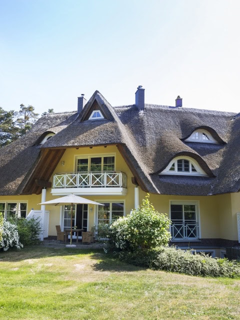 Außenansicht von dem Apartmenthaus "Sonne" des Strandhotel Fischlands