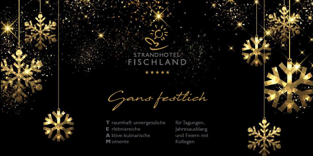 Ganz festlich im Strandhotel Fischland