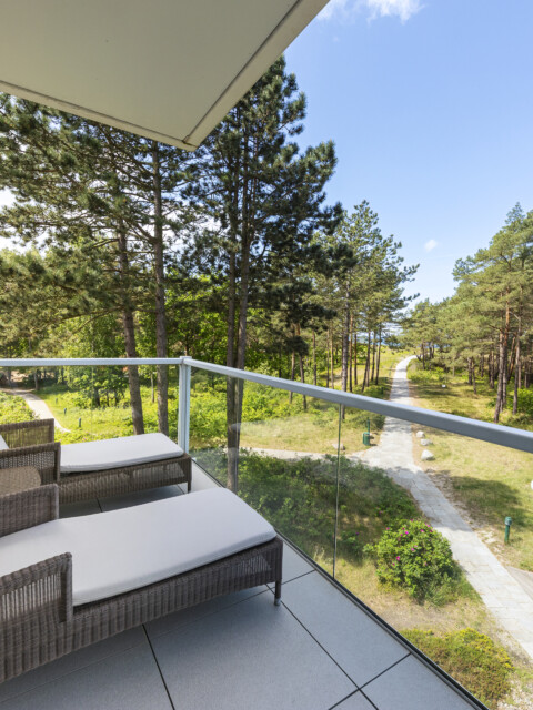 Suite mit Ausblick im Strandhotel Fischland