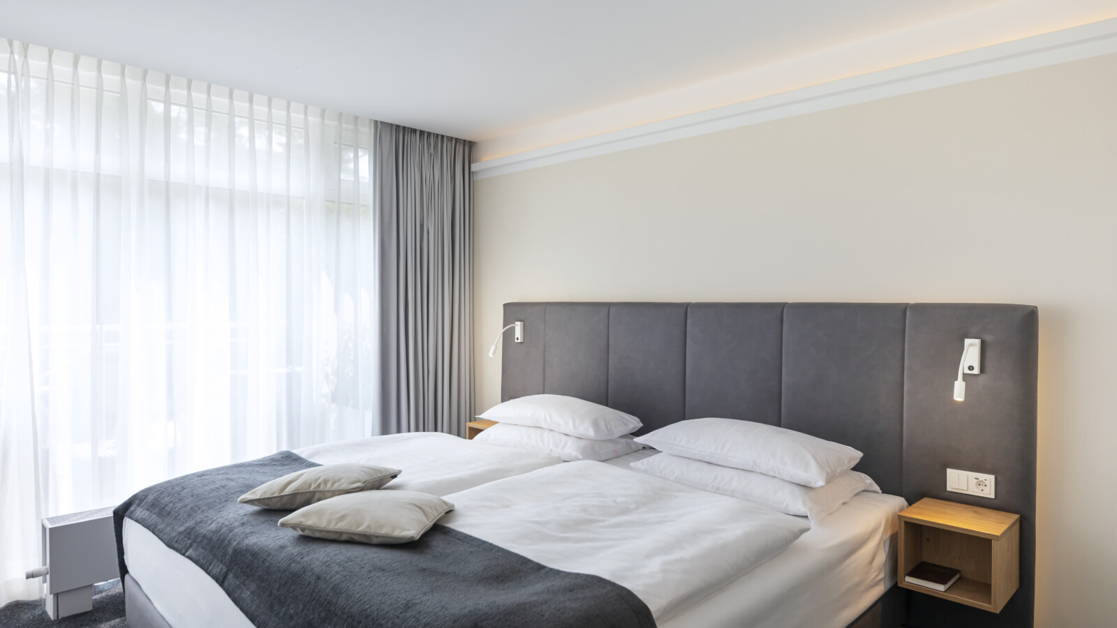 Doppelzimmer Deluxe Waldseite im Strandhotel Fischland
