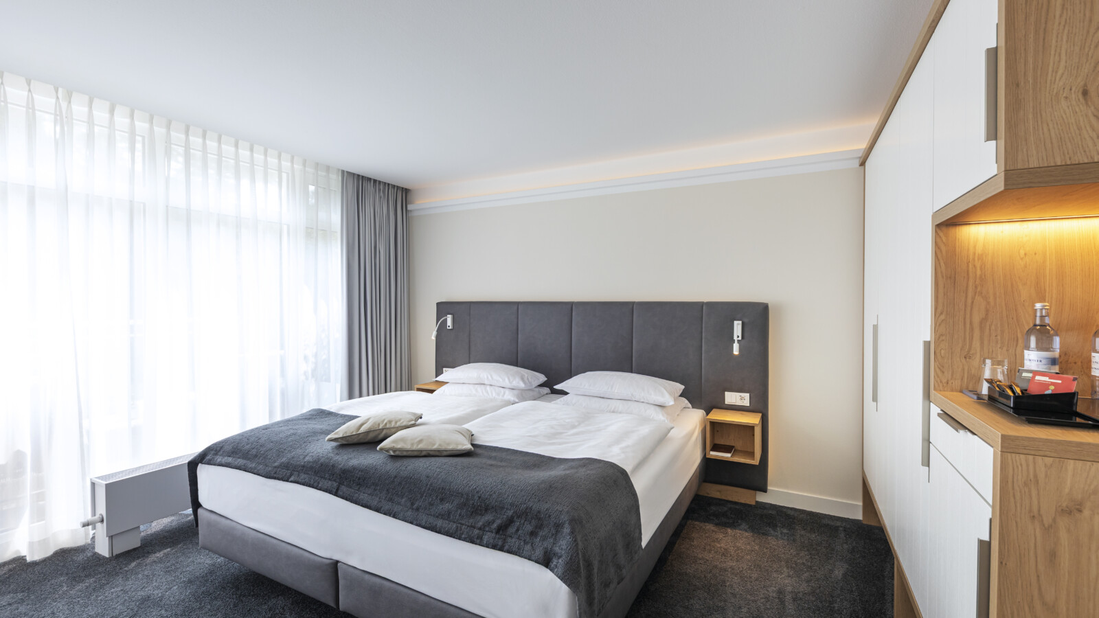 Doppelzimmer Deluxe Waldseite im Strandhotel Fischland