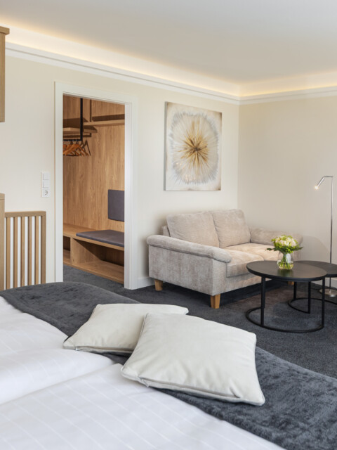 Doppelzimmer Deluxe Waldseite im Strandhotel Fischland